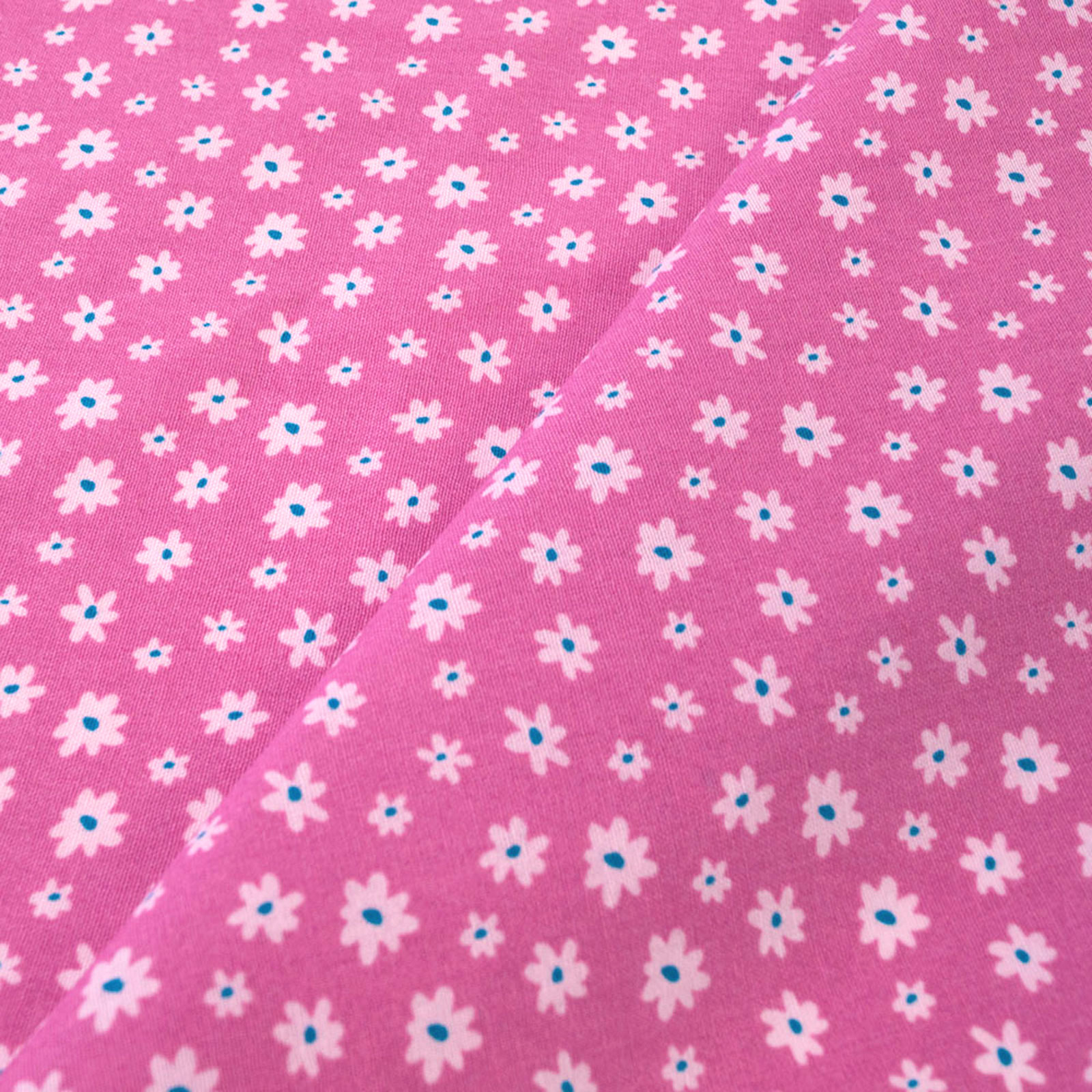 Puuvillakangas Fiori – pink