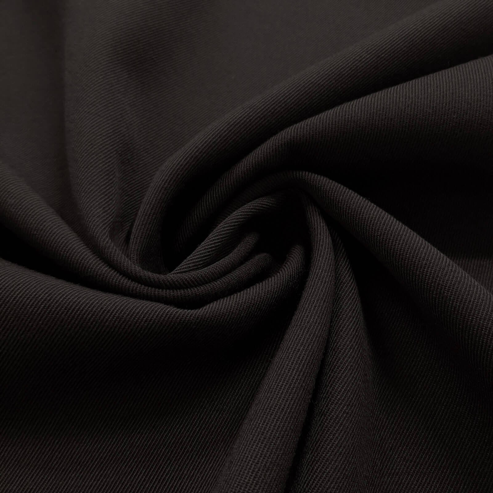 Frisko - 100 % puhdasta uutta villaa villakangas / univormukangas - musta 