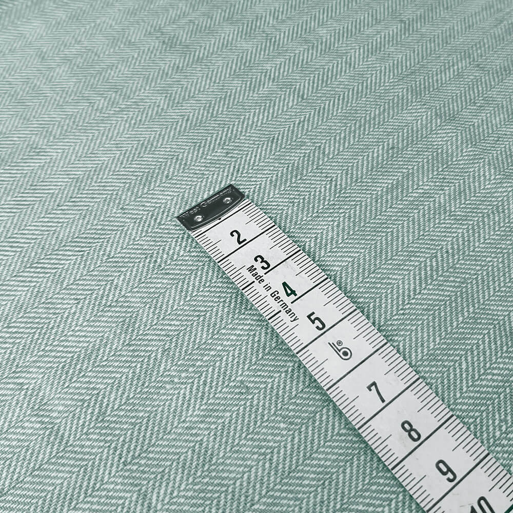 Fritza - Pellavakangas, sillivärinen kangas - Jade