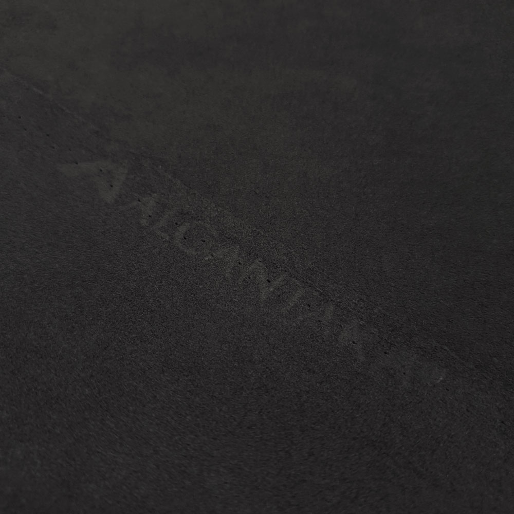 Alcantara® - mokkanahkajäljitelmä nahka – Musta