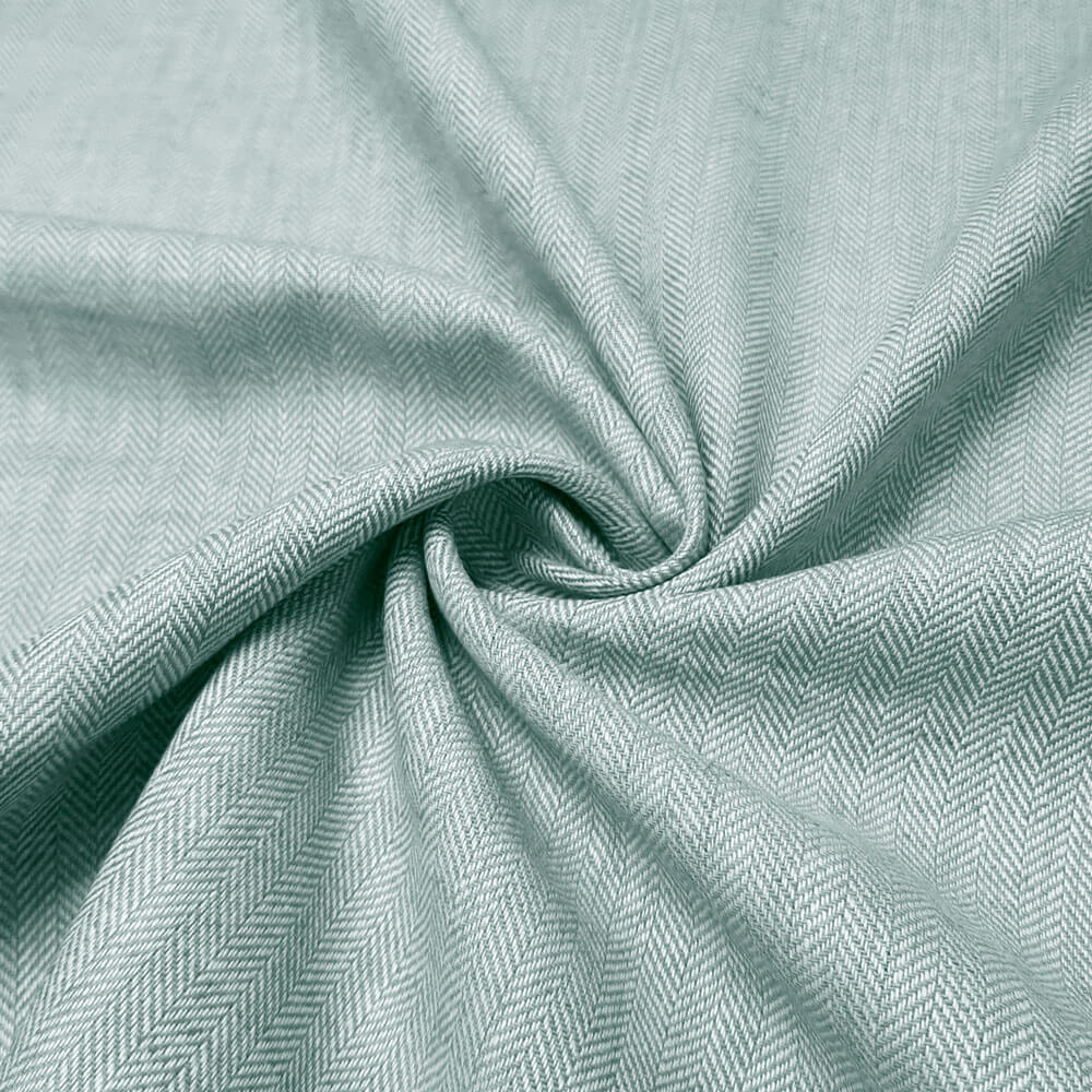 Fritza - Pellavakangas, sillivärinen kangas - Jade