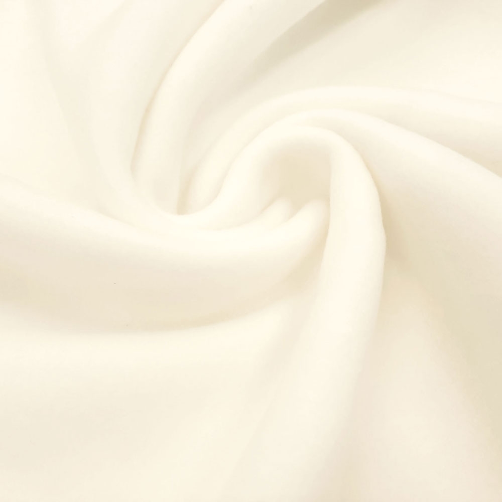 Organic Cotton Fleece - Korkealaatuinen puuvillafleece – Luomupuuvilla - Creme
