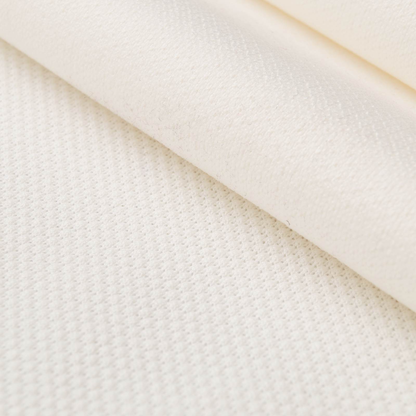 Coolmax® Piqué - Bi-elastinen toiminnallinen kangas – Ecru