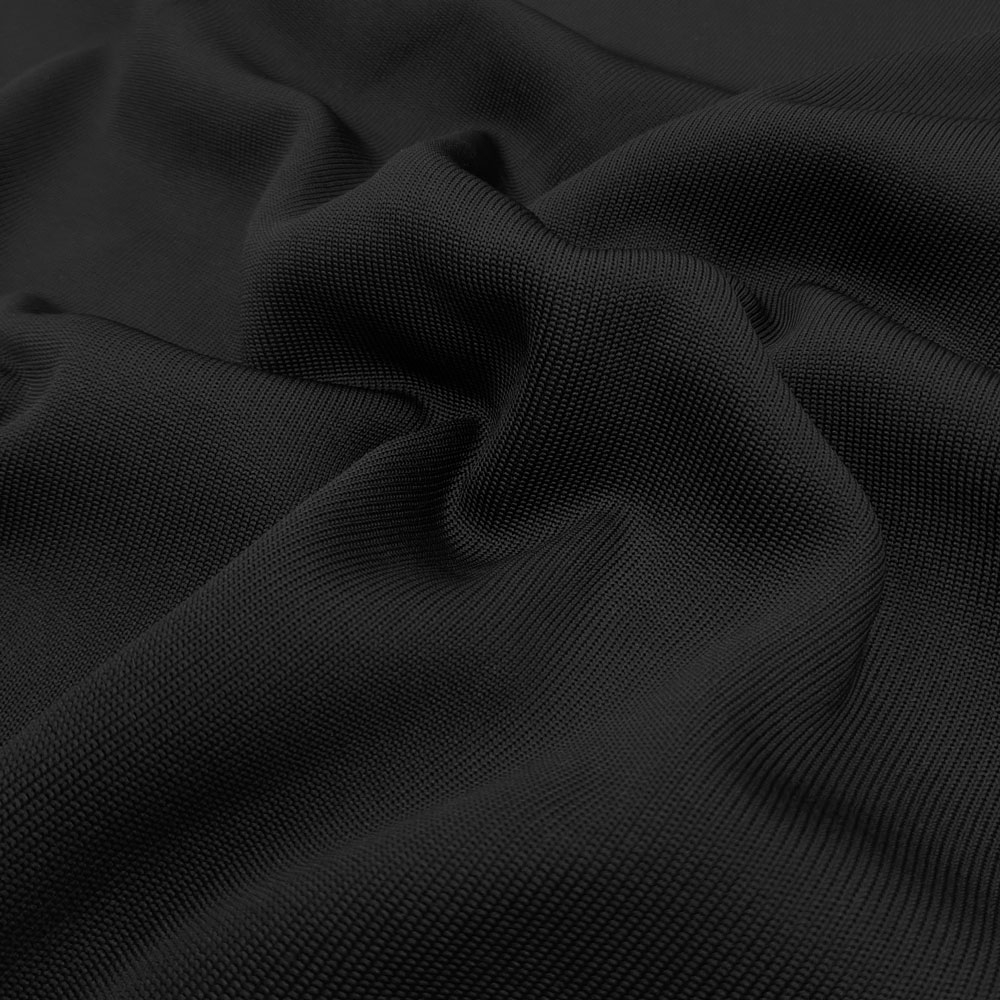 Hihansuut - Putkimainen kangas - Soan – Musta - per 10cm