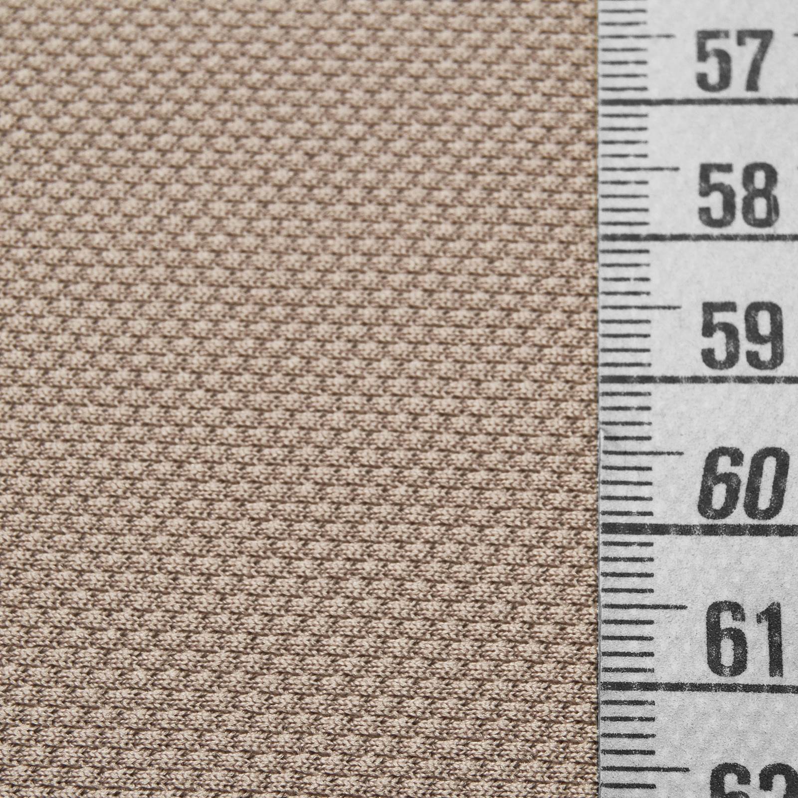 Coolmax® Piqué - Bi-elastinen toiminnallinen kangas – Taupe